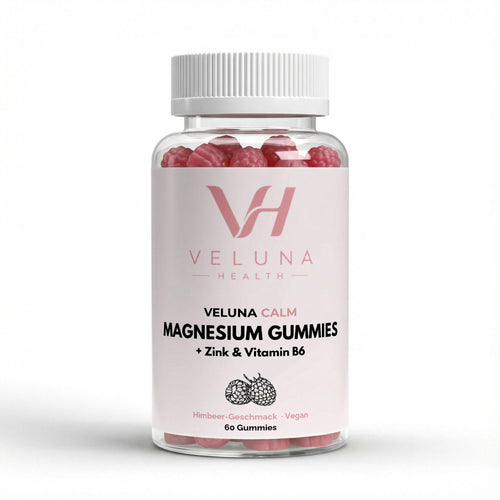 VELUNA CALM Magnesium Gummies mit Zink und Vitamin B6, Dose mit 60 Stück