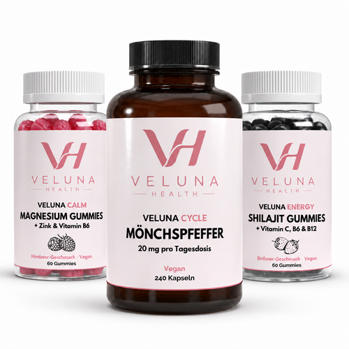 VELUNA Routine-Set mit CYCLE, ENERGY und CALM